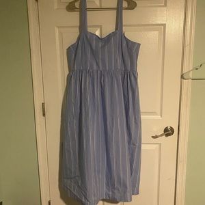 Striped midi sundress